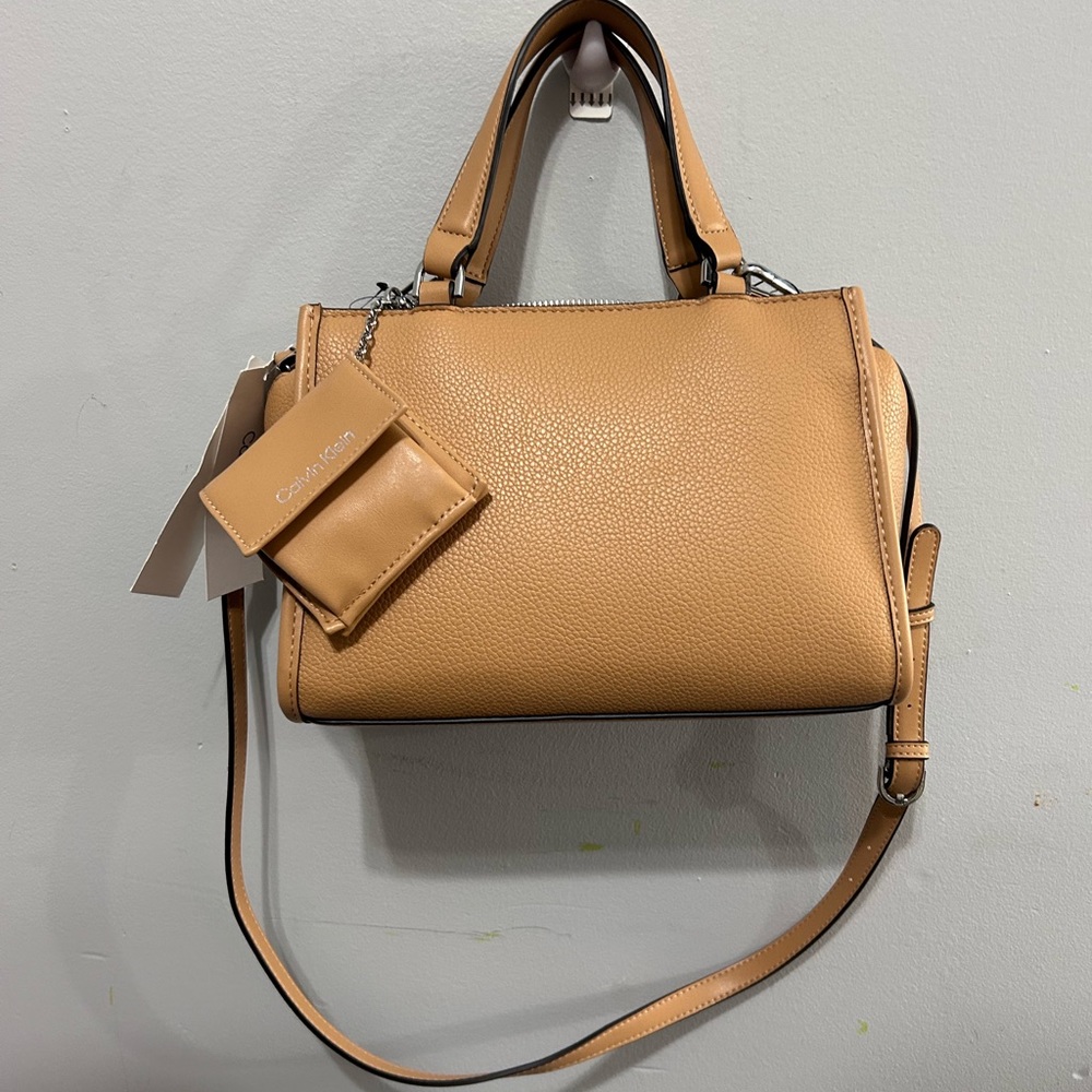 Calvin Klein satchel and coin purse